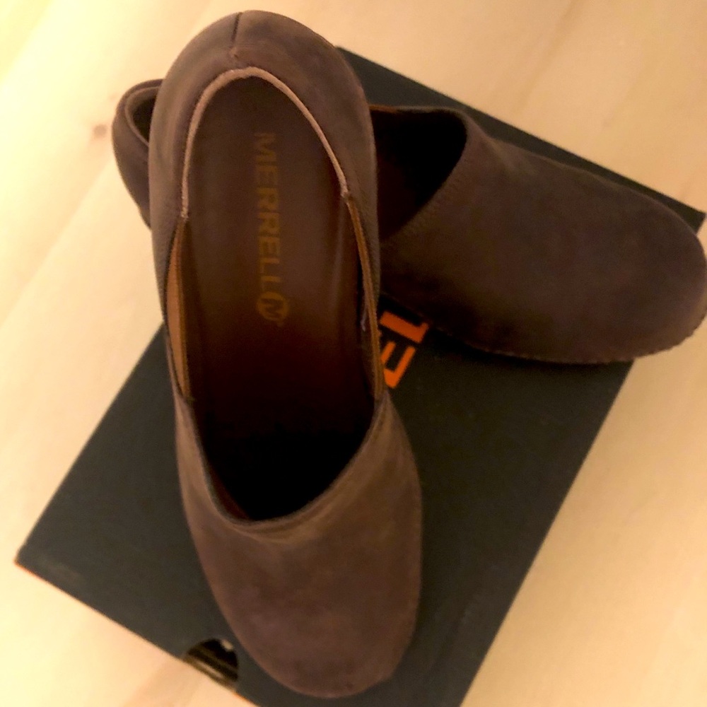 Merrill Emma Suede Slip on Shoes